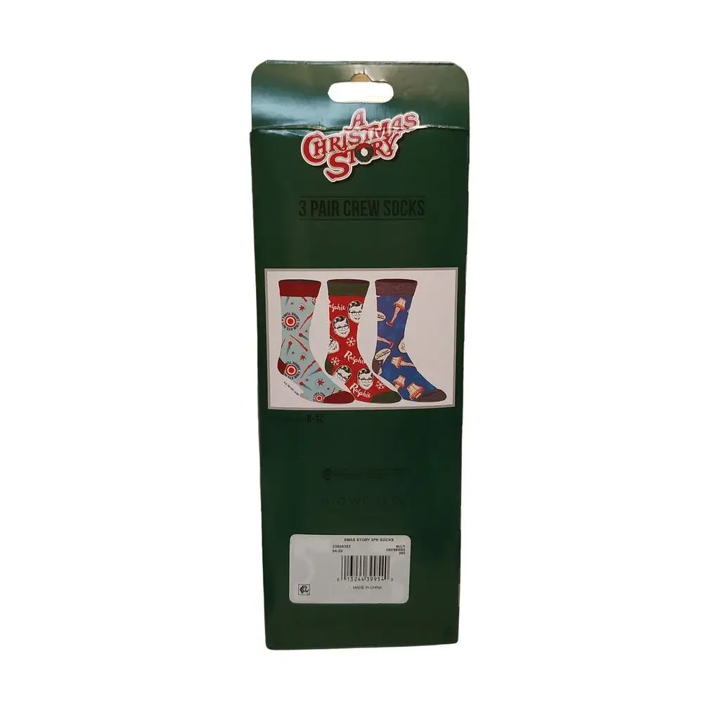 A Christmas Story Crew Socks - 3 Pairs